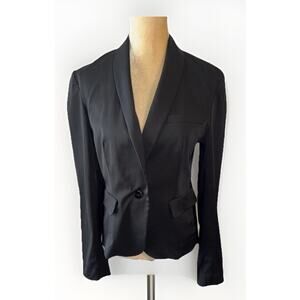 L’agence Single Breasted Black Blazer Size 6